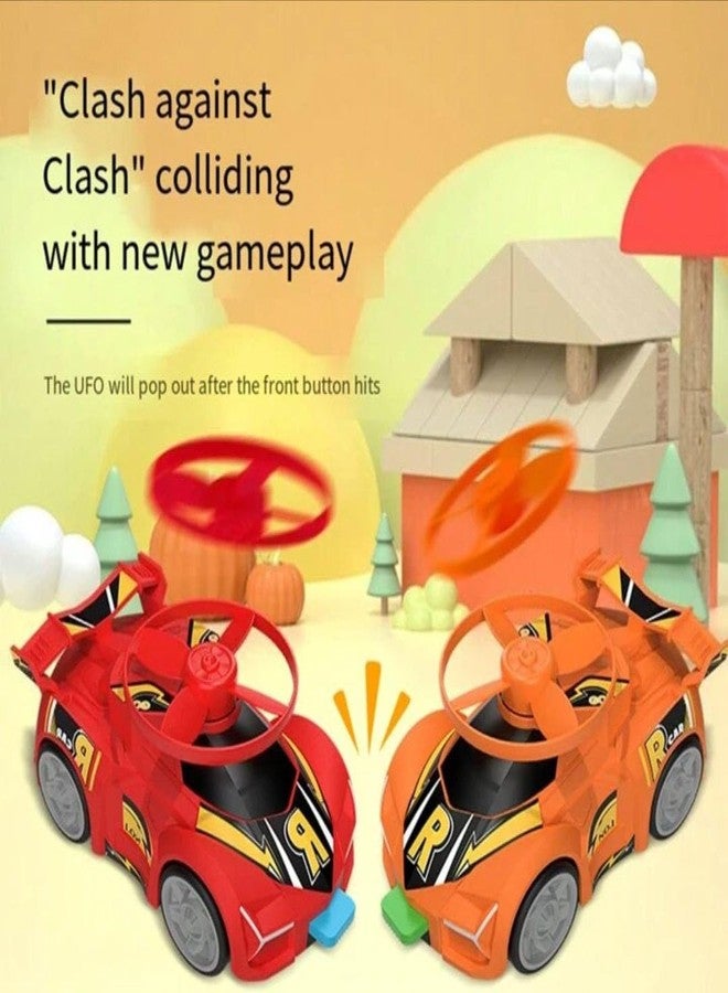 Samip Catapult Ejection Ejection A UFO Cars Gift Pack Cars Toys for 1-10 Year Old Kids - Push and Go Catapult Galaxy Car Launcher for Fun Family Toys (Multicolor) (Catapult_Red) - Image 2